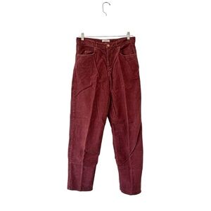 Isabelle Marant ETOILE Burgundy Corduroy Pants Size 8